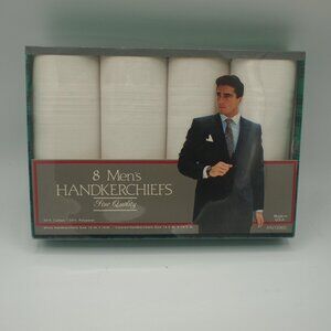 Brand New Men's White Handkerchiefs